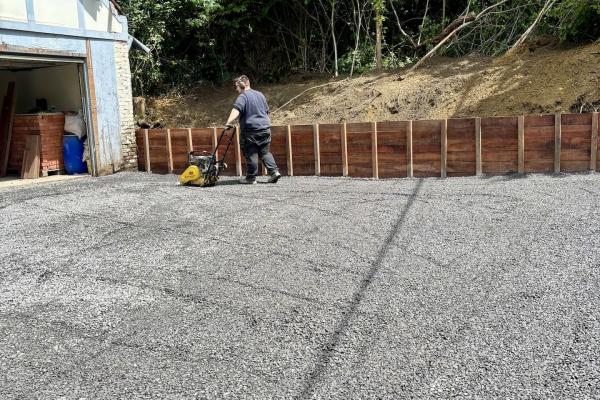 Coffre et compactage 